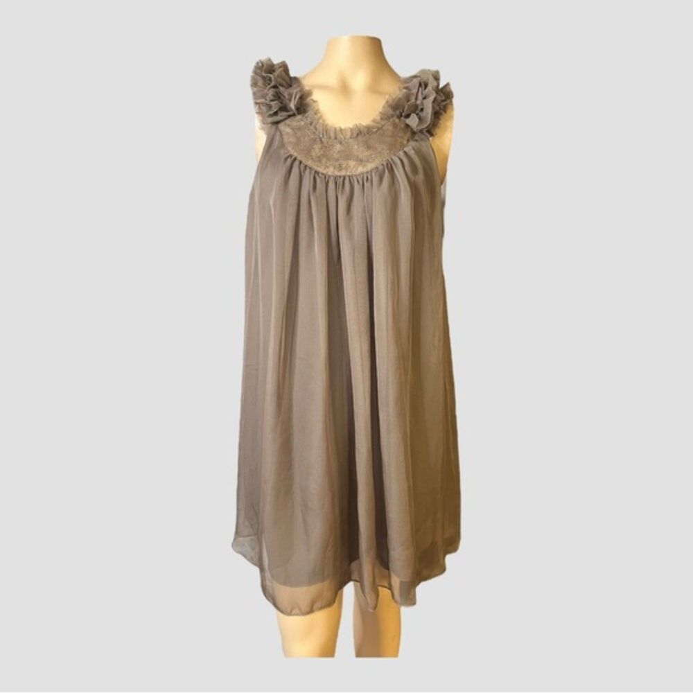 Soft Glam Sleeveless Dress by Yo Los Angeles – Ruffle & Sequin Detail